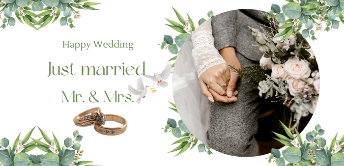 #1-MUG MR. & MRS. JUST MARRIED 11 oz