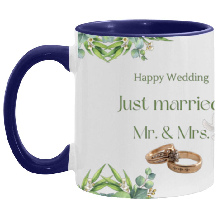 #1-MUG MR. & MRS. JUST MARRIED 11 oz