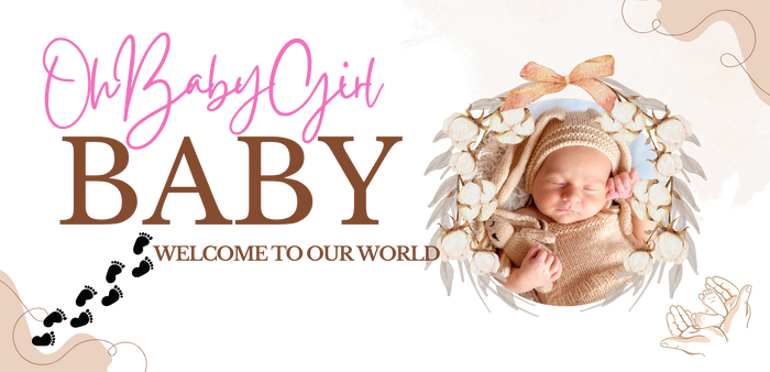 #1-MUG OH BABY GIRL WELCOME TO OUR WORLD 11oz
