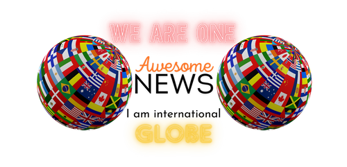 #1-THIS IS PURE GOLD INTERNATIONL GLOBE FLAG 11oz