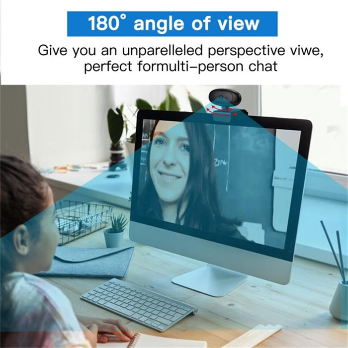 1080P Full HD USB Webcam for PC Desktop & Laptop Web Camera with Microphone