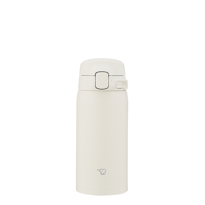 White thermos bottle on a white background