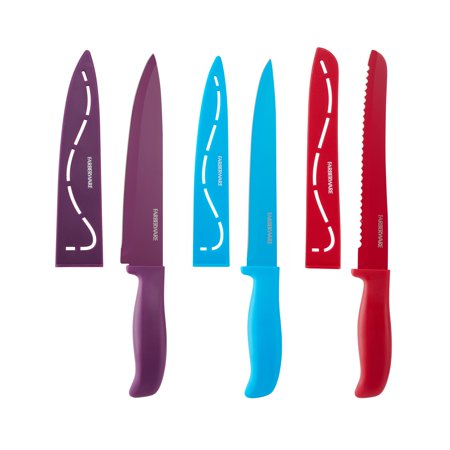 12 Piece Resin Stick Resistant Knife Set - EK CHIC HOME