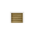 12 X 12 Standard, Square Back PVC Brick Mold Wood Vent - Shed Windows and More, Inc.