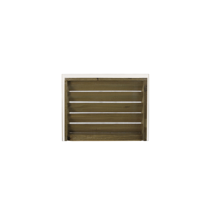 12 X 12 Standard, Square Back PVC Brick Mold Wood Vent - Shed Windows and More, Inc.