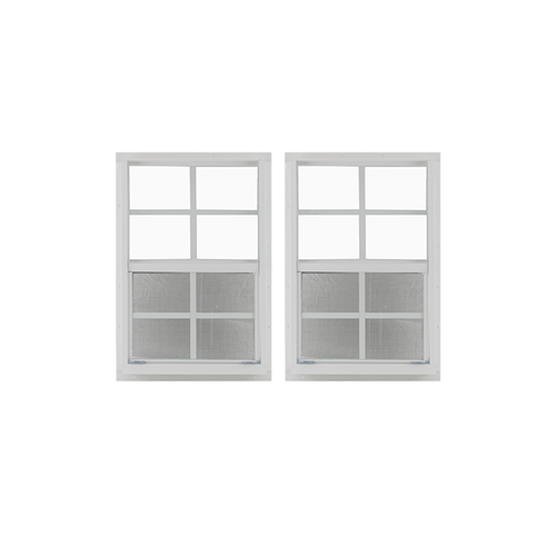 12" x 18" Window with Tempered Glass Bundle White Back