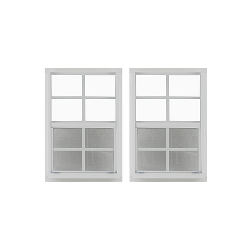 14" x 21" Window with Tempered Glass Bundle White Back