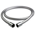 1.5m Anti-Twist Smooth Shower Hose Silver/ Black