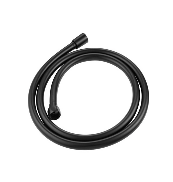 1.5m Anti-Twist Smooth Shower Hose Silver/ Black