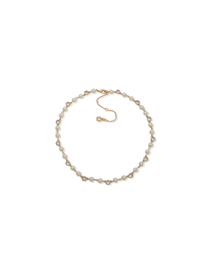 Anne Klein Gold Tone 16IN Collar Necklace