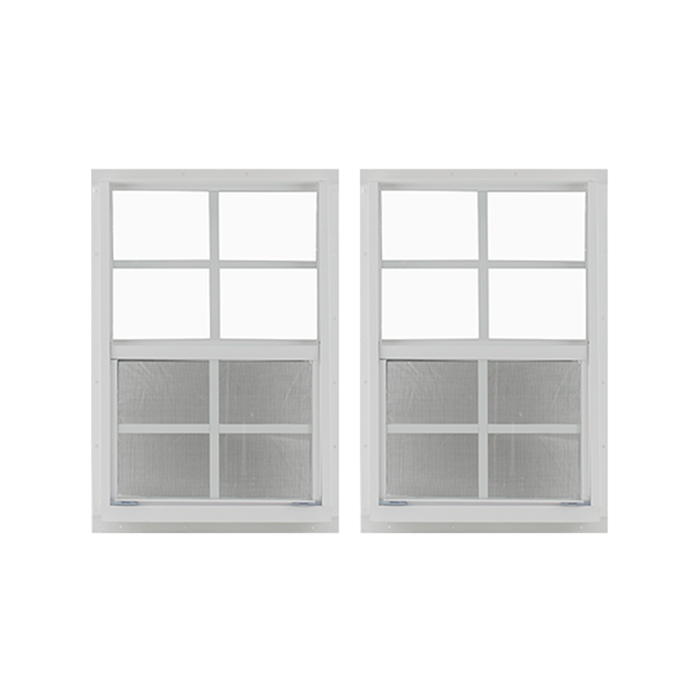 18" x 23" Window with Tempered Glass Bundle White Back