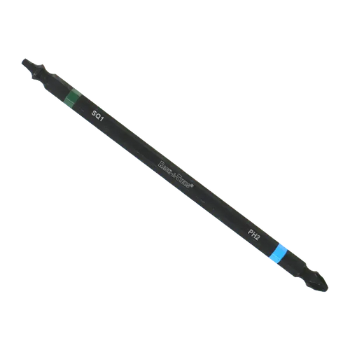 #2 Blue Phillips and #1 Green Robertson Square Double-Ended Impact Bit