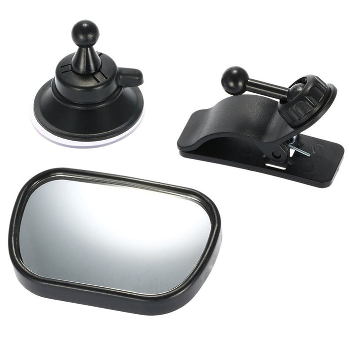 2-in-1 Adjustable Baby Rear View & Safety Car Mirror
