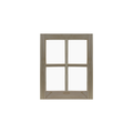 20" x 25" Barn Sash Window with Standard Glass Wood