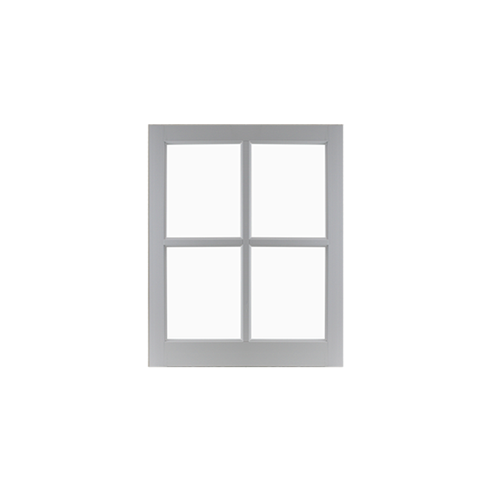 20" x 25" Barn Sash Window with Standard Glass PVC