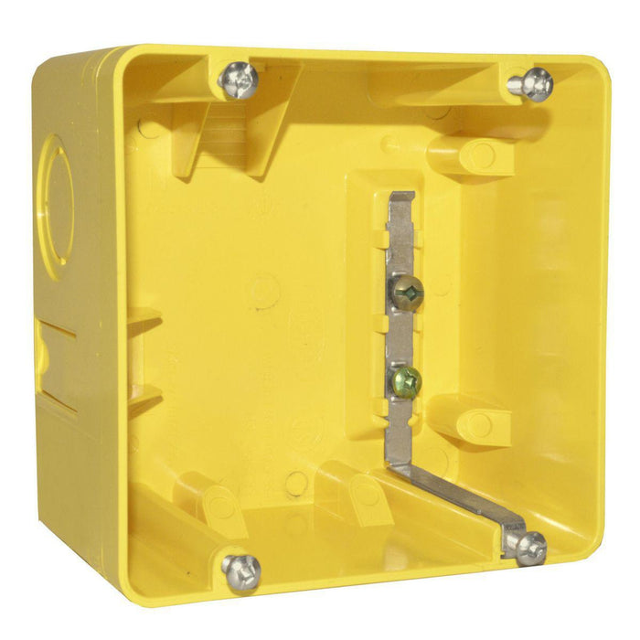 2026R | Non-Metallic Boxes, 4-11/16 In. Stove/Dryer Box, Yellow