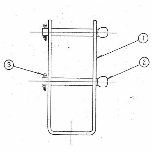 2314CL | Hydel Double Clevis Extended, 1 Hole