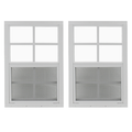 24" x 36" Window with Tempered Glass Bundle Front
