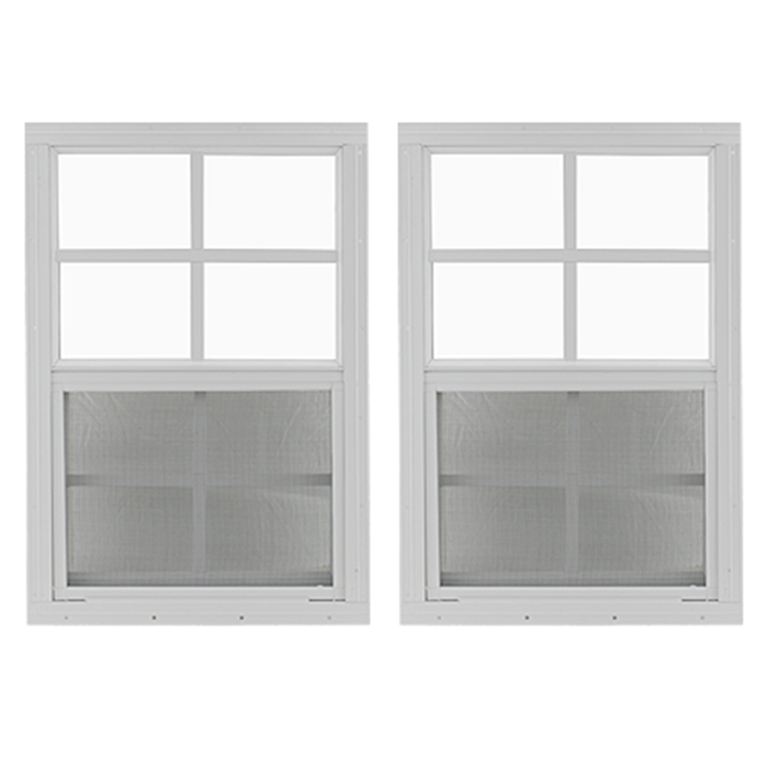 24" x 36" Window with Tempered Glass Bundle Front
