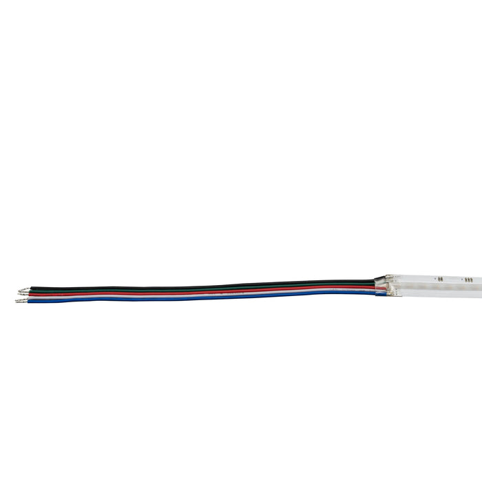 24V RGBW COB LED Tape Light | RGB+White Dot-Free Flexible Strip, 10mm