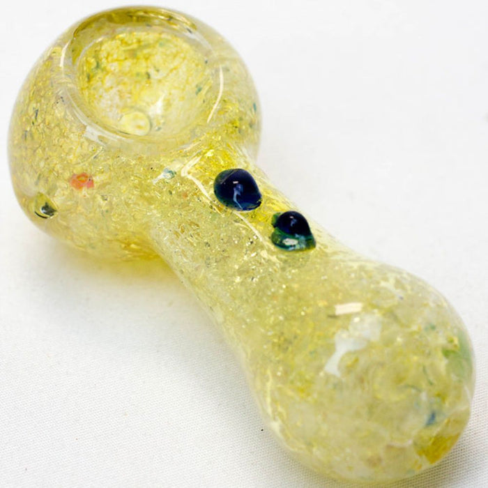 2.5" Soft Glass Glitter Weed Pipe 10Pcs - INHALCO