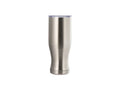 25oz/750ml Sublimation Stainless Steel Pilsner Style Tumbler (Silver)