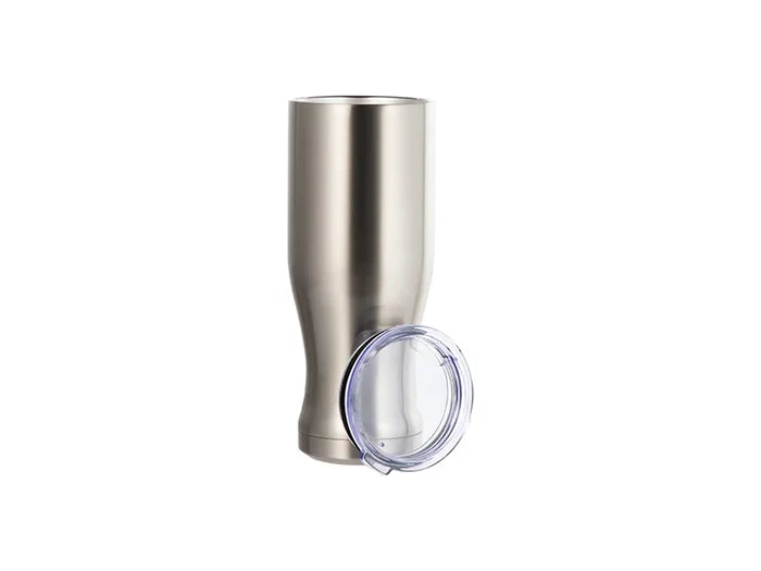 25oz/750ml Sublimation Stainless Steel Pilsner Style Tumbler (Silver)