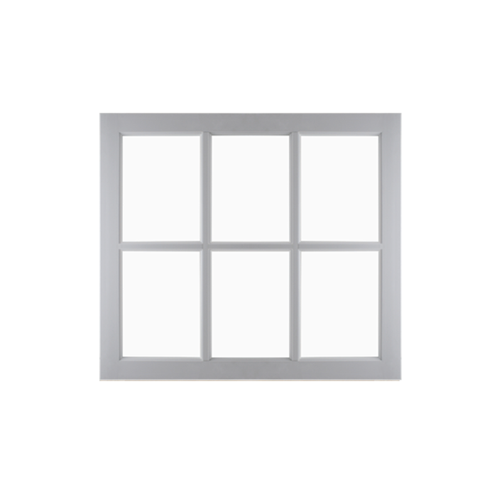 31" x 29" Barn Sash Window with Standard Glass PVC