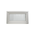 42" x 16" Crank Out Double Pane Windows Tempered Glass Low-E Clear White Front