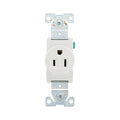 5261W - Eaton Single Straight Blade Receptacle, 125V, 15A