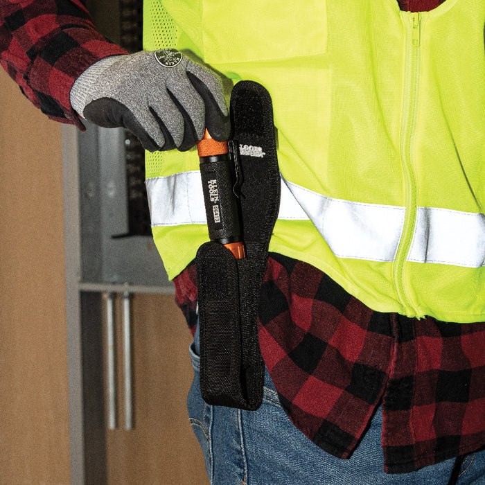 56413 | Klein Tools Rechargeable 2-Color LED Flashlight with Holster