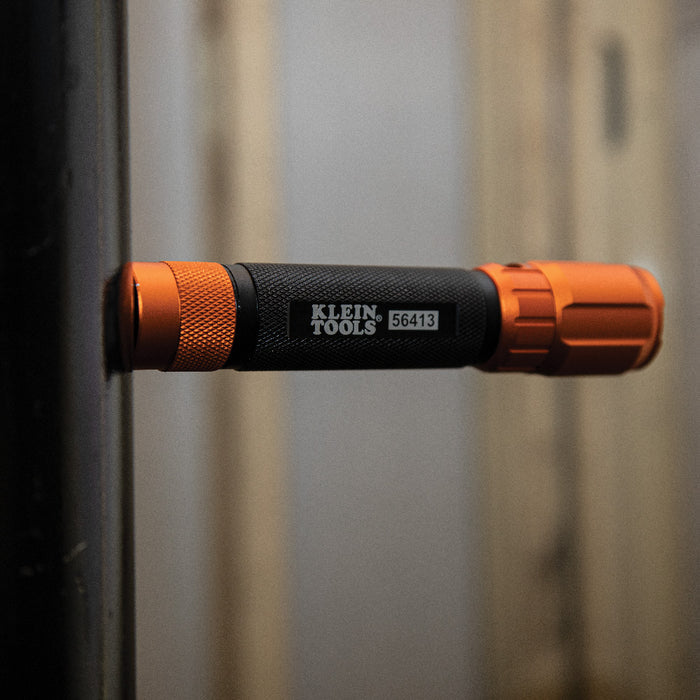 56413 | Klein Tools Rechargeable 2-Color LED Flashlight with Holster