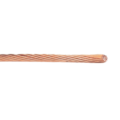 6 AWG Bare Copper Wire, Stranded