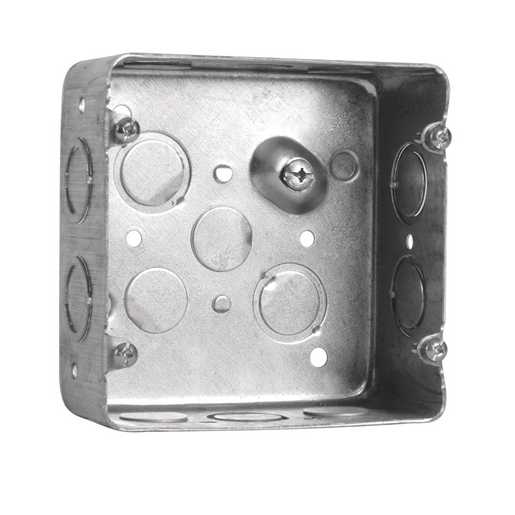 72171K | Hubbell 4-11/16 In. Square/Stove Box, 1-1/2 In. Deep
