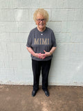 Mimi Leopard Graphic Tee Charcoal