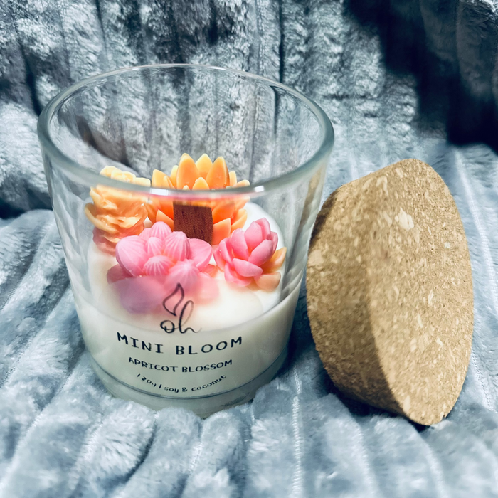 Mini Bloom Soy Candle | Apricot Blossom