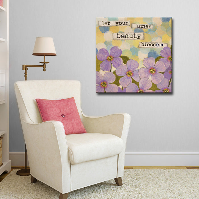 'Affirmation No. 1' Wrapped Canvas Wall Art