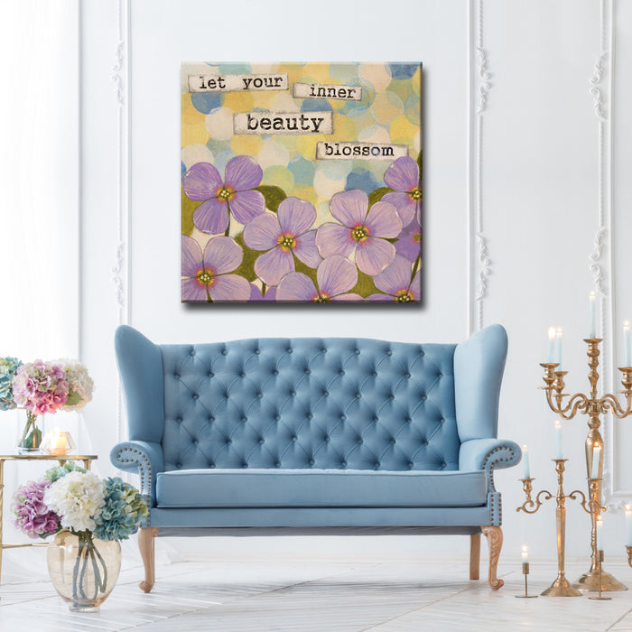 'Affirmation No. 1' Wrapped Canvas Wall Art
