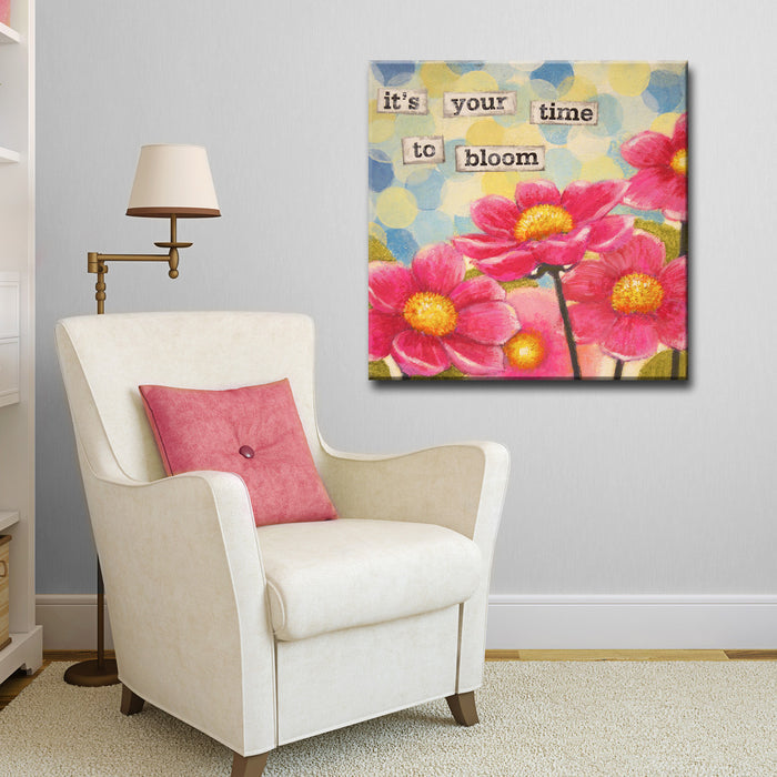 'Affirmation No. 2' Wrapped Canvas Wall Art