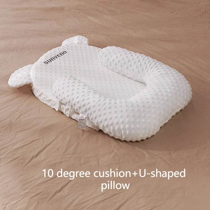 All-Season Anti-Spitting Baby Feeding Slope Pillow