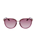 Anne Klein Merlot Animal Animal Print Square Sunglasses