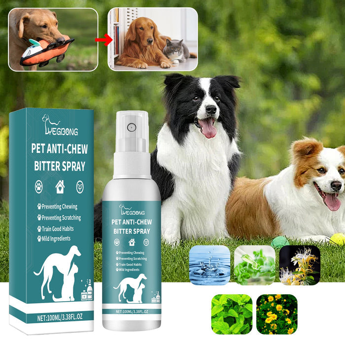 Anti-Chew & Scratch Behavior Modification Spray for Pets