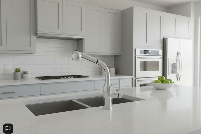 Aquatica Xera Sink Mixer Pullout Spray Chrome