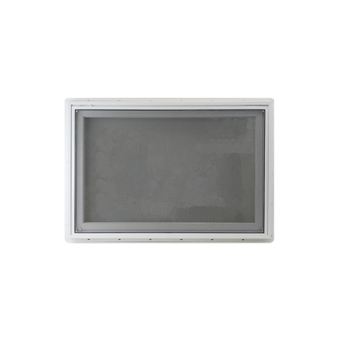 Awning 36" x 24" Inward Opening Double Pane Tempered Clear Low E Window Back