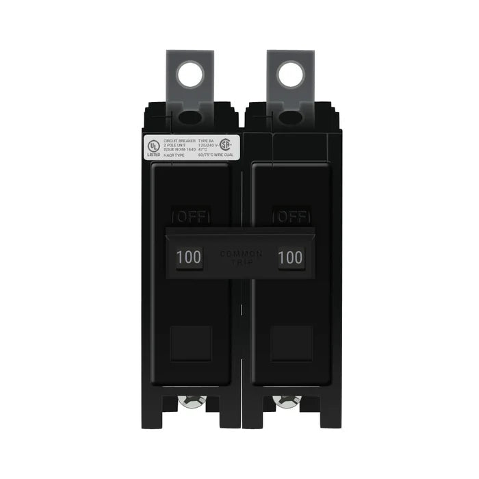 BAB2100 - Eaton 100 Amp 2 Pole Bolt-on Circuit Breaker