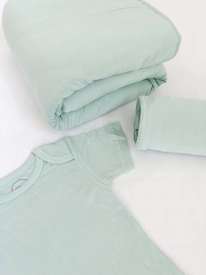 Nodnal Co Bamboo Baby Gift Set in Tidewater - Premium Baby Bedding & Essentials