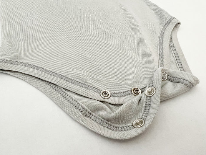 Nodnal Co Bamboo Bodysuit in Cement Gray - Premium Baby Bedding & Essentials