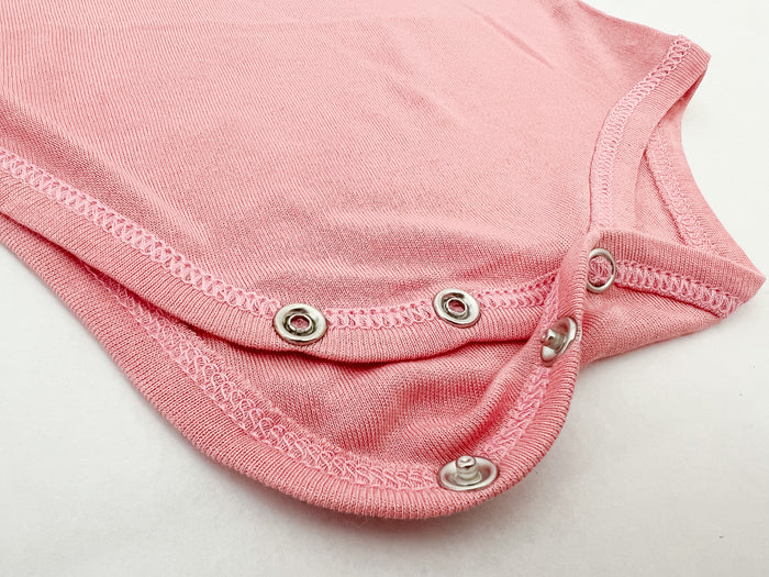 Nodnal Co Bamboo Bodysuit in Dusty Rose - Premium Baby Bedding & Essentials