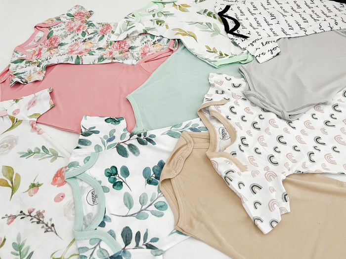Nodnal Co Bamboo Bodysuit in I Love You - Premium Baby Bedding & Essentials