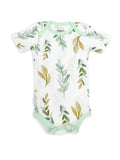 Nodnal Co Bamboo Bodysuit in Leafy Greens - Premium Baby Bedding & Essentials